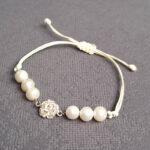 دستبند نقره مروارید